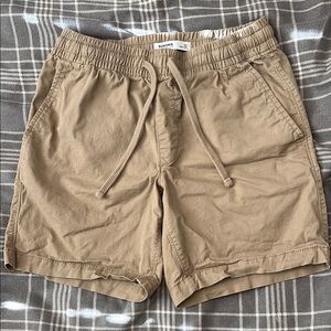 Sonoma Tan Flat Front Shorts Relaxed Fit